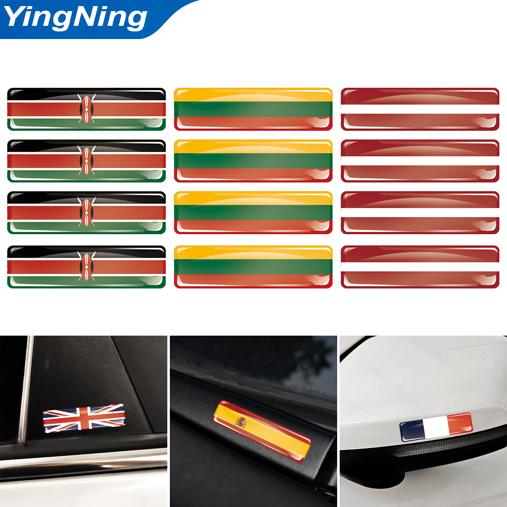 Laptop Accessories Kenya - Pegatinas 3D con diseño de bandera
