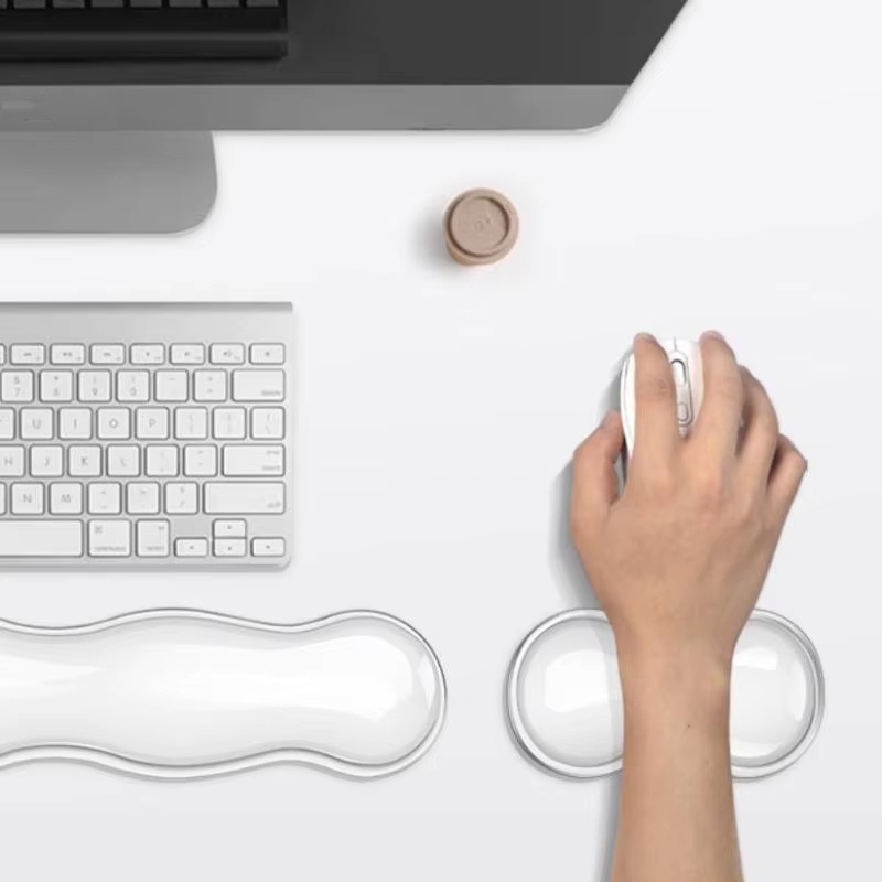Laptop Accessories For Wrist Support - Alfombrilla de Ratón Transparente con Soporte