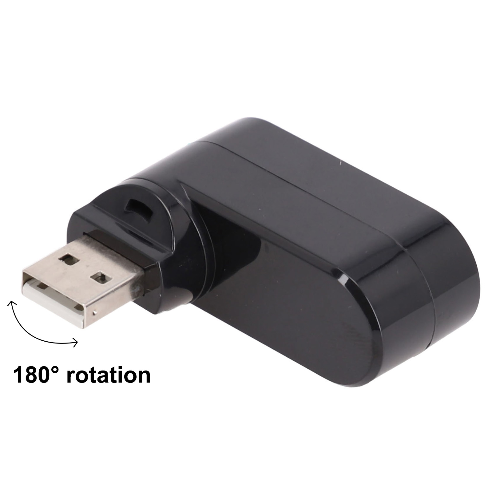 Laptop Accessories Hub - 1 unidad de adaptador divisor giratorio