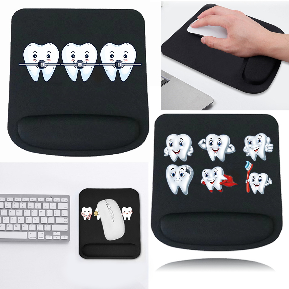 Laptop Accessories For Wrist Support - Alfombrilla de Ratón Negra para Escritorio,