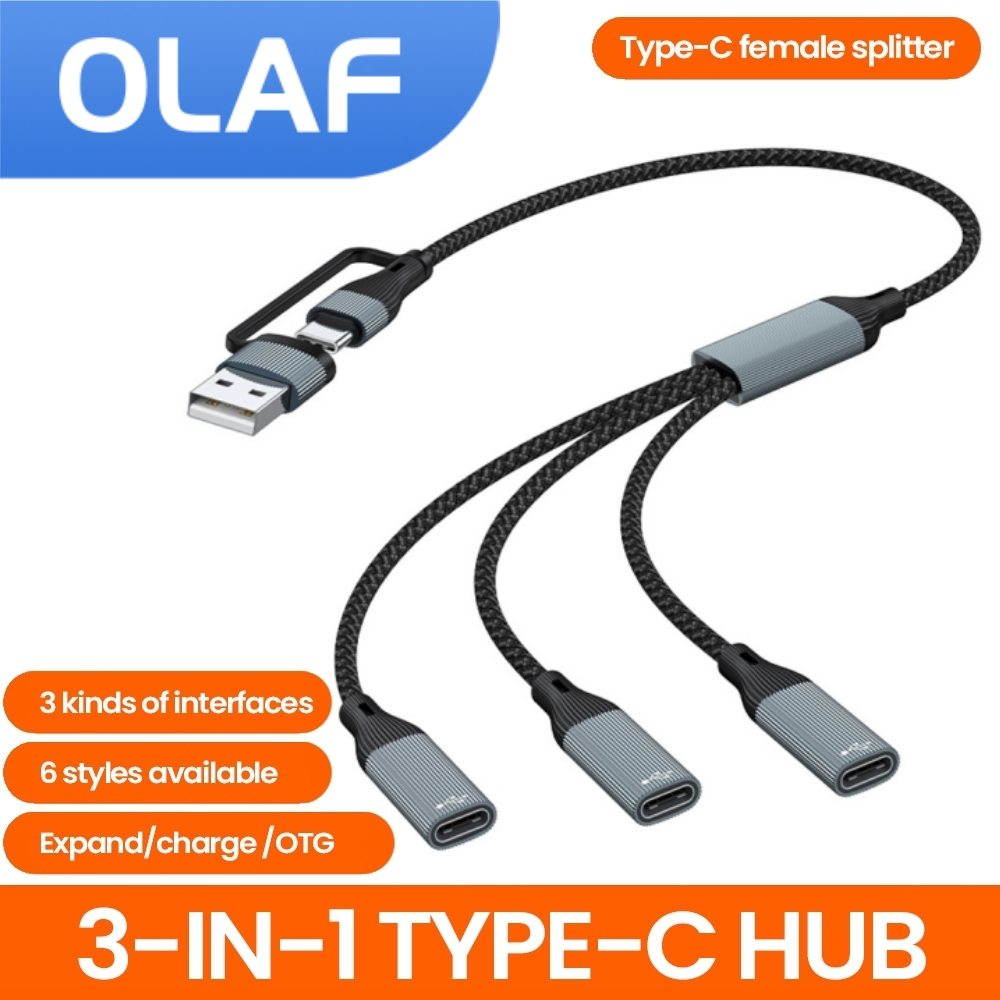 Laptop Accessories Hub - Olaf Hub USB tipo C a