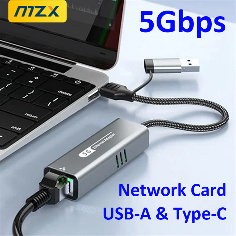 Laptop Accessories Hub - Tarjeta de red MZX 5000Mbps 5G