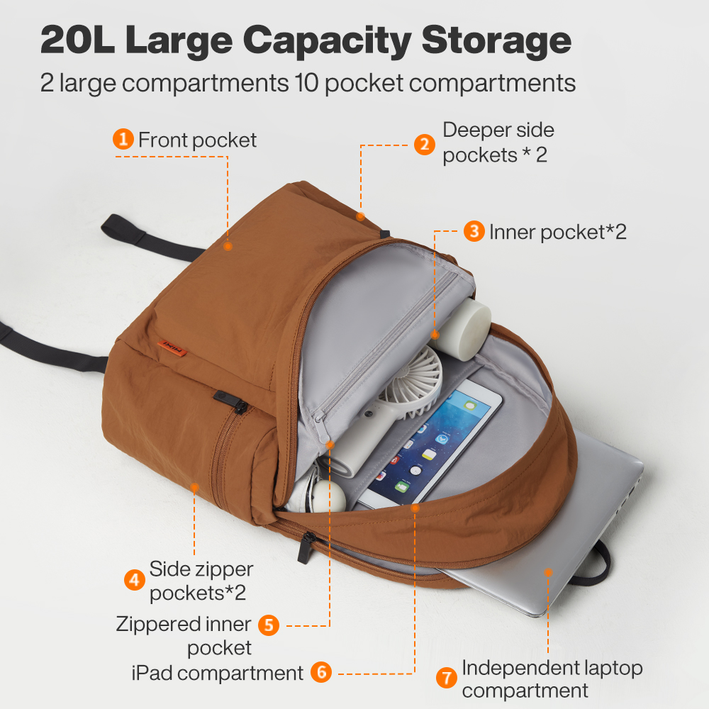 Mixi Mochila ligera para exter - Laptop Bag Waterproof reseña y precio