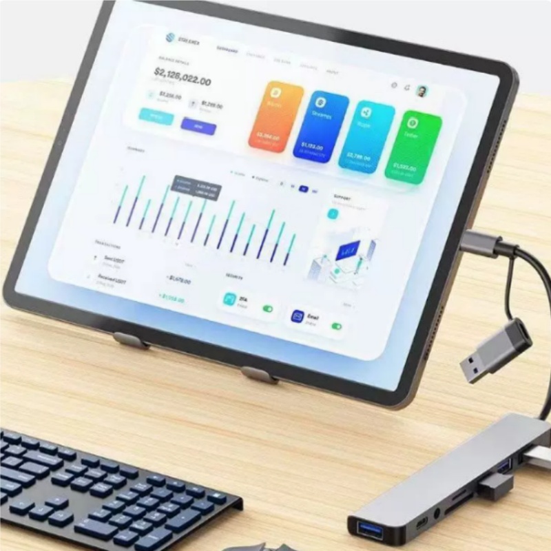 Hub USB Tipo-C 8 en 1 Multifun - Laptop Accessories Hub reseña y precio