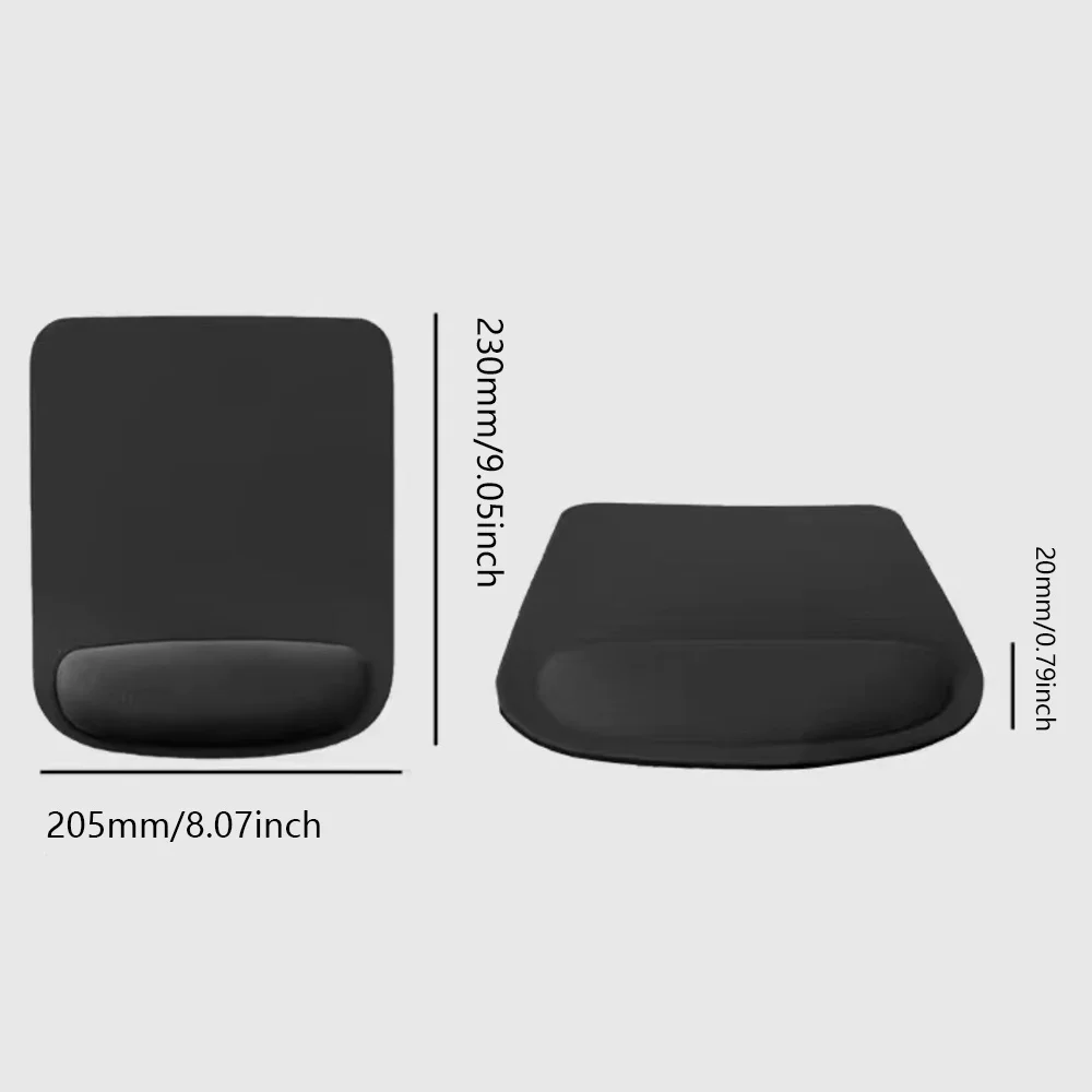 Alfombrilla de Ratón Negra par - Laptop Accessories For Wrist Support reseña y precio