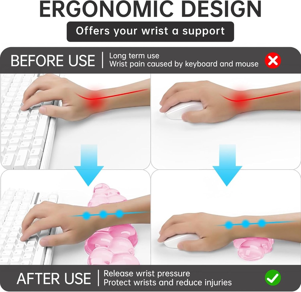 Alfombrilla de gel suave para  - Laptop Accessories For Wrist Support reseña y precio