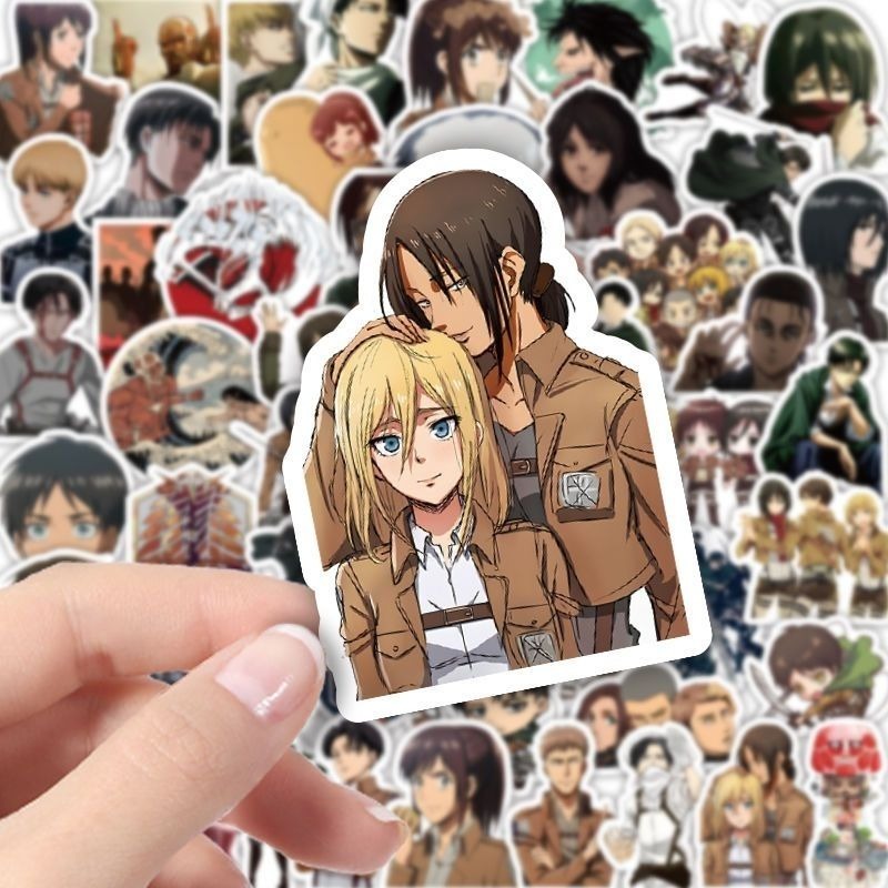 60 pegatinas de anime de Attac - Laptop Accessories Wholesale reseña y precio