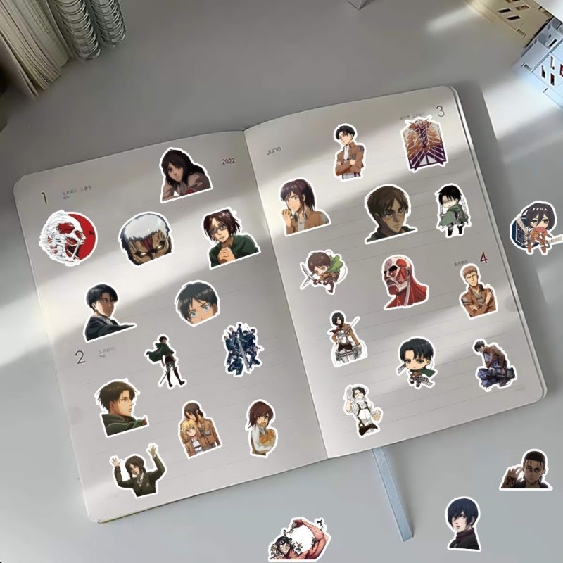 60 pegatinas de anime de Attac - Laptop Accessories Wholesale reseña y precio