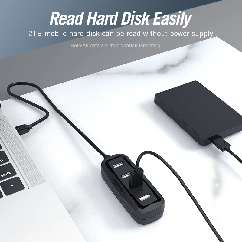 Vention USB 2,0 HUB de 4 puert - Laptop Accessories Hub reseña y precio