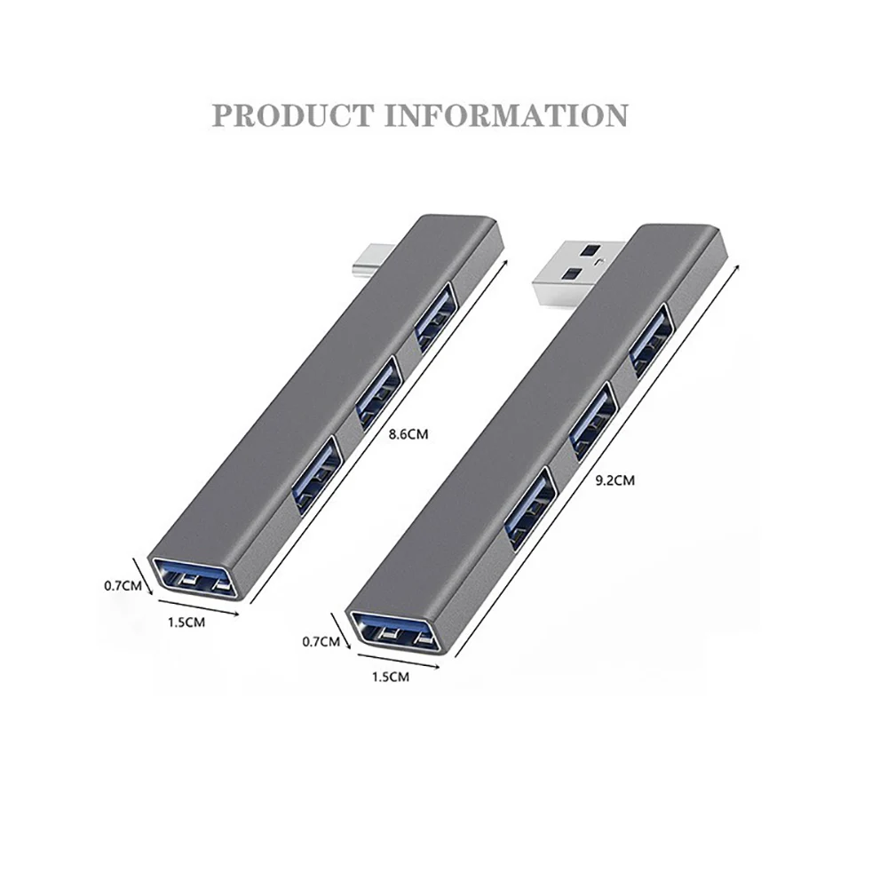 Divisor USB Múltiple, Adaptado - Laptop Accessories Hub reseña y precio