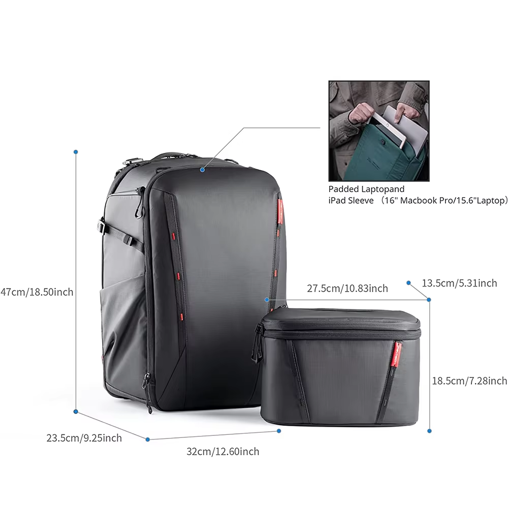 Mochila para cámara PGYTECH On - Laptop Bag Waterproof reseña y precio